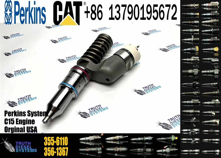 Caterpillar Injector C15 Common Rail Fuel Injector 355-6110 3556110 Injector For Erpillar C13 Diesel Engine Parts Construction Machinery Original New Injector price
