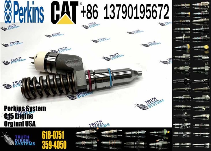 Caterpillar Injector C15 Common Rail Injector 30R-0004 618-0751 For C15 C27 C32 C27 Engine/Tractor D10N D10T D10T2 Loader 990H 990K 6-Month Original New Injector high quality
