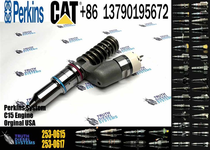 Caterpillar Injector C15 Diesel Fuel Injector 253-0615 2530615 6PCS Fuel Injector 280-0574 291-5911 254-4183 For C15 C18 Excavator Engine Engine Parts Original New Injector