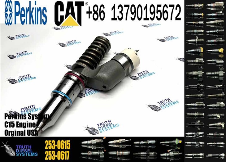 Caterpillar Injector C15 Diesel Fuel Injector 253-0615 2530615 6PCS Fuel Injector 280-0574 291-5911 254-4183 For C15 C18 Excavator Engine Engine Parts Original New Injector best