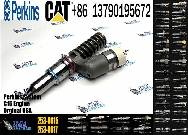 Caterpillar Injector C15 Diesel Fuel Injector 253-0615 2530615 6PCS Fuel Injector 280-0574 291-5911 254-4183 For C15 C18 Excavator Engine Engine Parts Original New Injector factory