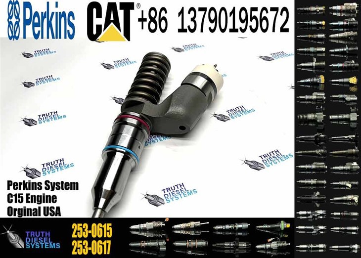 Caterpillar Injector C15 Diesel Fuel Injector 253-0615 2530615 6PCS Fuel Injector 280-0574 291-5911 254-4183 For C15 C18 Excavator Engine Engine Parts Original New Injector high quality