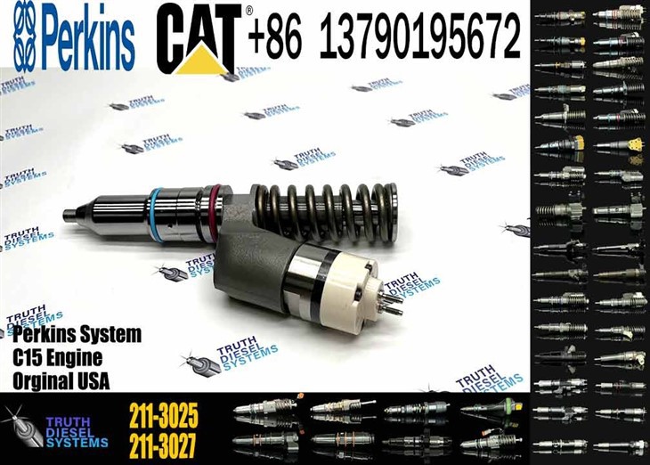 Caterpillar Injector C15 Excavator Parts Fuel Injector 211-3025 200-1117 235-1401 235-1400 For C-15 C16 Engine 211-3025 Original New Injector suppliers