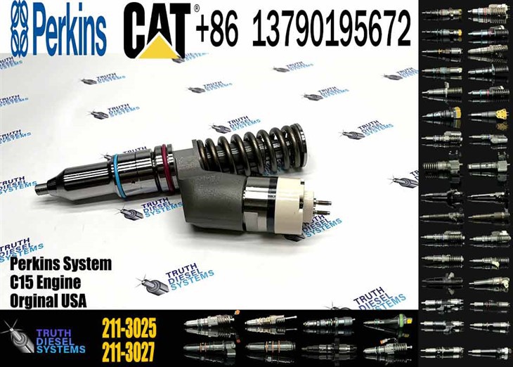 Caterpillar Injector C15 Excavator Parts Fuel Injector 211-3025 200-1117 235-1401 235-1400 For C-15 C16 Engine 211-3025 Original New Injector