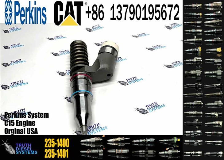 Caterpillar Injector C15 High Quality Construction Machinery Parts Fuel Injector 235-1400 2351400 10R-3265 For CAT C15 C18 365C 980H/988H 777D Engine Original New Injector