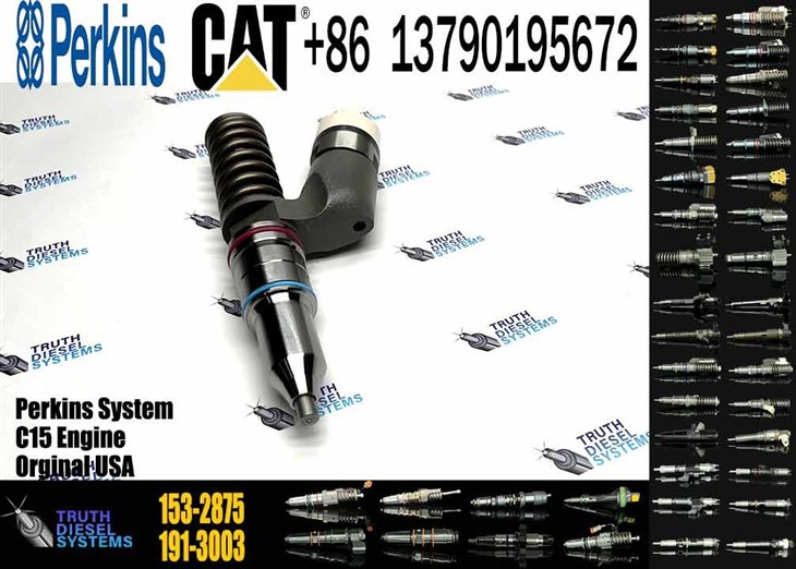 Caterpillar Injector C15 New 153-2875 1532875 Common Rail Fuel Injector For C15 Engine Excavator E365C E374D D8R D9R Diesel Parts Original New Injector high quality