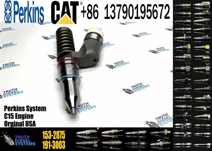 Caterpillar Injector C15 New 153-2875 1532875 Common Rail Fuel Injector For C15 Engine Excavator E365C E374D D8R D9R Diesel Parts Original New Injector best