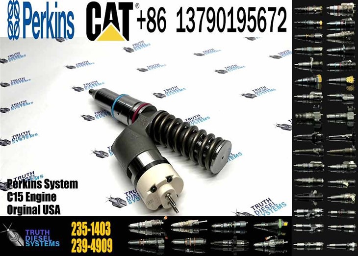 Caterpillar Injector C15 New 235-1403 2351403 10R-2772 10R2772 Common Rail Fuel Injector For C18 Engine Excavator E385C E390D Diesel Parts Original New Injector best
