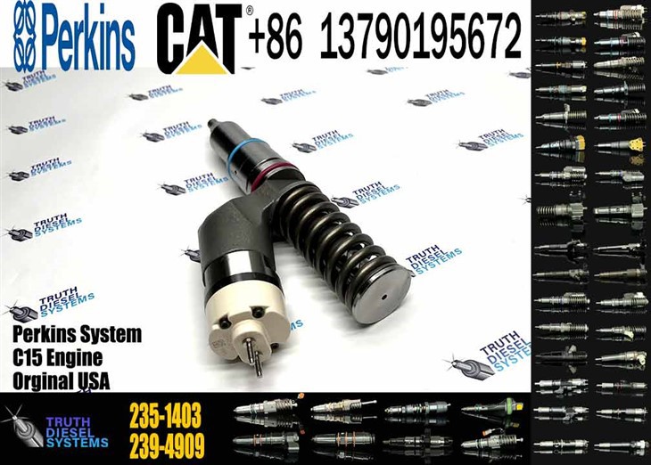 Caterpillar Injector C15 New 235-1403 2351403 10R-2772 10R2772 Common Rail Fuel Injector For C18 Engine Excavator E385C E390D Diesel Parts Original New Injector