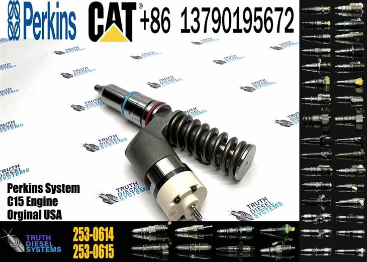 Caterpillar Injector C15 New 253-0614 2530614 10R-3263 10R3263 Common Rail Fuel Injector For C15 Engine Excavator E365C E374D Diesel Parts Original New Injector best