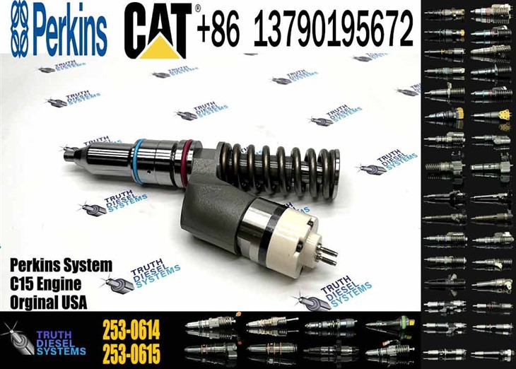 Caterpillar Injector C15 New 253-0614 2530614 10R-3263 10R3263 Common Rail Fuel Injector For C15 Engine Excavator E365C E374D Diesel Parts Original New Injector high quality