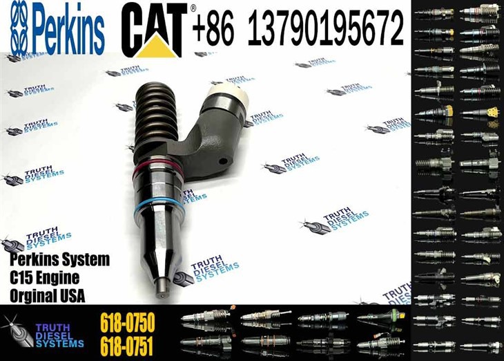 Caterpillar Injector C15 New 618-0750 6180750 10R-3266 10R3266 Common Rail Fuel Injector For C18 Engine Excavator E385C E390D Diesel Parts Original New Injector price