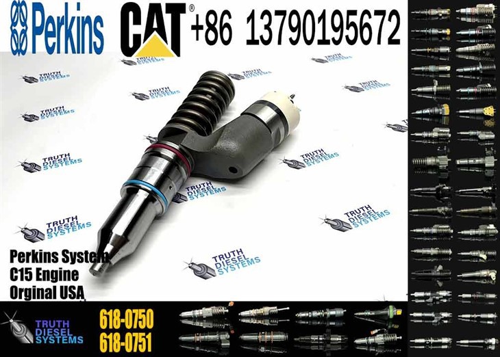 Caterpillar Injector C15 New 618-0750 6180750 10R-3266 10R3266 Common Rail Fuel Injector For C18 Engine Excavator E385C E390D Diesel Parts Original New Injector best