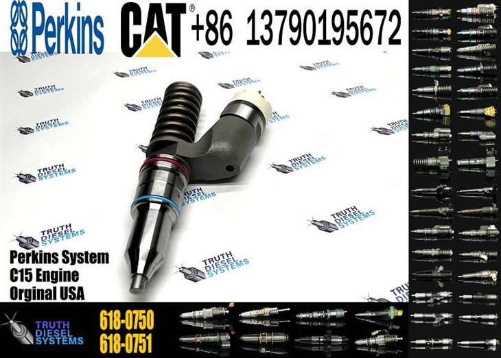 Caterpillar Injector C15 New 618-0750 6180750 10R-3266 10R3266 Common Rail Fuel Injector For C18 Engine Excavator E385C E390D Diesel Parts Original New Injector high quality