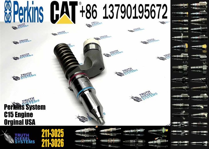 Caterpillar Injector C18 Common Rail Fuel Injector 211-3025 2113025 10R-0955 C15 Engine Diesel Injector Original New Injector suppliers