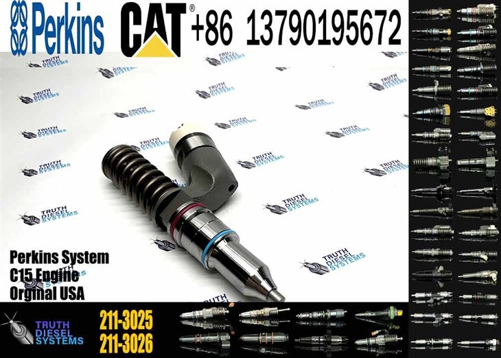 Caterpillar Injector C18 Common Rail Fuel Injector 211-3025 2113025 10R-0955 C15 Engine Diesel Injector Original New Injector factory
