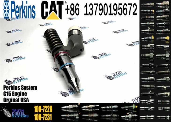 Caterpillar Injector C18 Golden Vidar Hot Sale Remanufactured Diesel Fuel Injector 2113028 10R7228 211-3028 10R-7228 1OR-7228 For CAT Original New Injector high quality