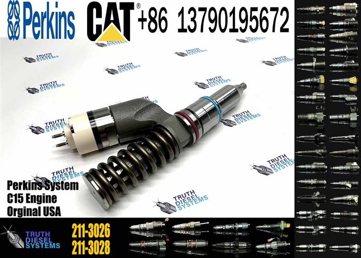 Caterpillar Injector C18 New 211-3026 2113026 10R-9787 10R9787 Common Rail Fuel Injector For C18 Engine Excavator E385C E390D Diesel Parts Original New Injector suppliers