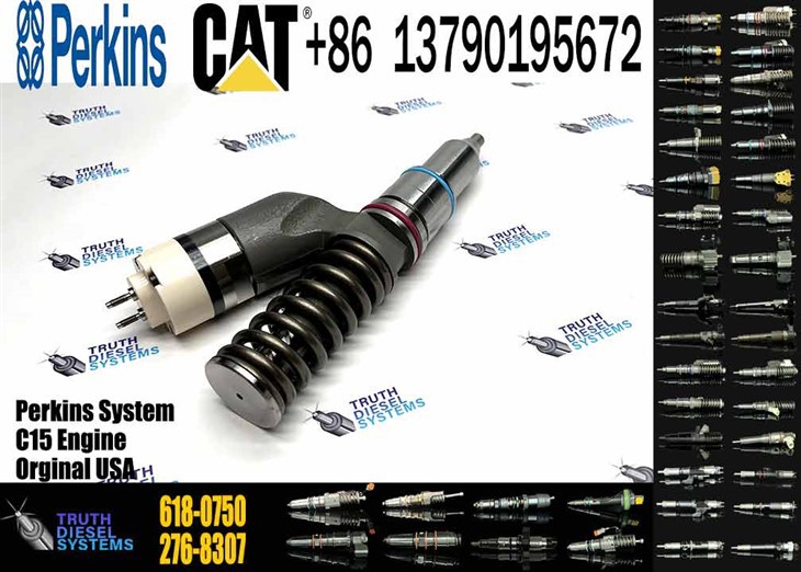 Caterpillar Injector C18 New 618-0750 6180750 10R-3266 10R3266 Common Rail Fuel Injector For C18 Engine Excavator E385C E390D Diesel Parts Original New Injector