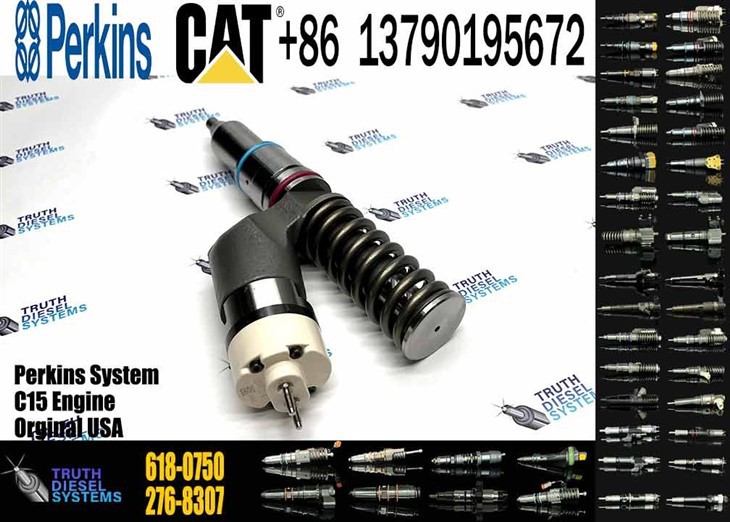 Caterpillar Injector C18 New 618-0750 6180750 10R-3266 10R3266 Common Rail Fuel Injector For C18 Engine Excavator E385C E390D Diesel Parts Original New Injector factory