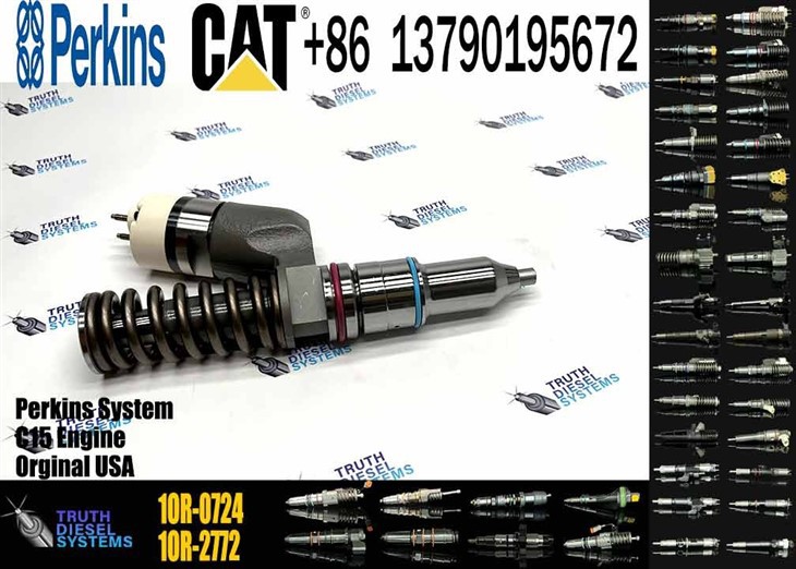 Caterpillar Injector C18 New Supply Diesel Engine Parts Fuel Injector 10R7231 10R-7231 1OR-0724 For C18 Original New Injector suppliers