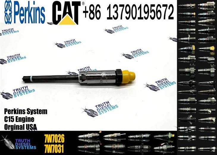 Caterpillar Injector Nozzle New 7W-7026 7W7026 Mechanical Fuel Injector For 3408 3412 Engine Excavator 375 Dozer D9L 773D Diesel Parts Original New Injector suppliers