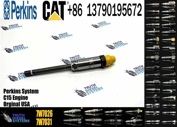 Caterpillar Injector Nozzle New 7W-7026 7W7026 Mechanical Fuel Injector For 3408 3412 Engine Excavator 375 Dozer D9L 773D Diesel Parts Original New Injector