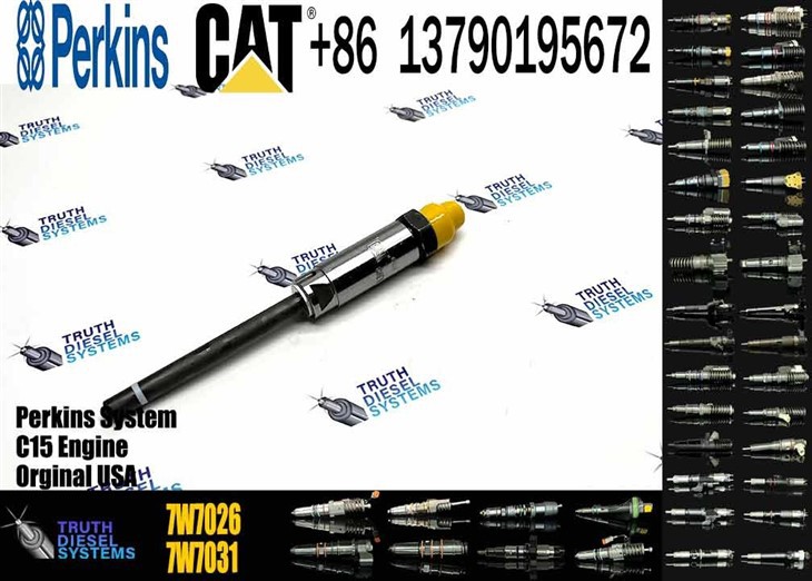 Caterpillar Injector Nozzle New 7W-7026 7W7026 Mechanical Fuel Injector For 3408 3412 Engine Excavator 375 Dozer D9L 773D Diesel Parts Original New Injector high quality