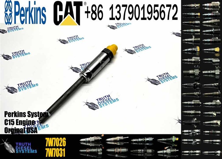 Caterpillar Injector Nozzle New 7W-7026 7W7026 Mechanical Fuel Injector For 3408 3412 Engine Excavator 375 Dozer D9L 773D Diesel Parts Original New Injector suppliers