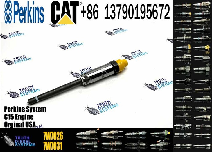 Caterpillar Injector Nozzle New 7W-7026 7W7026 Mechanical Fuel Injector For 3408 3412 Engine Excavator 375 Dozer D9L 773D Diesel Parts Original New Injector best