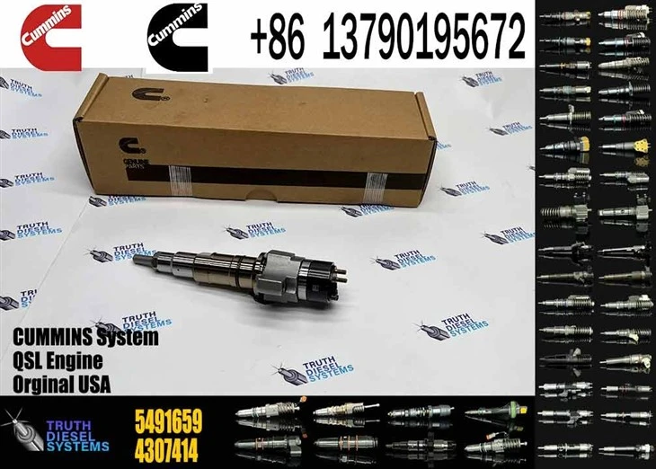CUMMINS Factory QSL QSL9.3 QSC8.3 QSL9.5 Fuel Diesel Injector Pump 4384165 C4359204 5491659 For Cummins Excavator Accessories Engine Spare Parts Original New Injector best