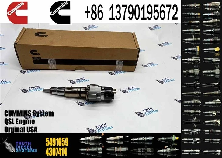 CUMMINS Factory QSL QSL9.3 QSC8.3 QSL9.5 Fuel Diesel Injector Pump 4384165 C4359204 5491659 For Cummins Excavator Accessories Engine Spare Parts Original New Injector high quality