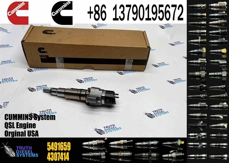 CUMMINS Factory QSL QSL9.3 QSC8.3 QSL9.5 Fuel Diesel Injector Pump 4384165 C4359204 5491659 For Cummins Excavator Accessories Engine Spare Parts Original New Injector factory