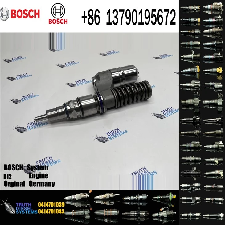 Injector 0414701038, 0414701039, 0414701063 For SCANIA R500 1548472, 1766553, 1539350 BOSCH Injector D12 Original New Injector