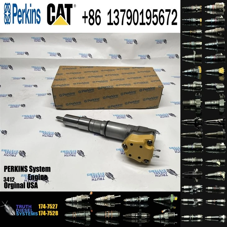 Injector 138-8754 159-0835 174-7527 232-1176 232-1175 174-7526 For TRUCK 771D 769D 775D Perkins Injector 3412 Original New Injector