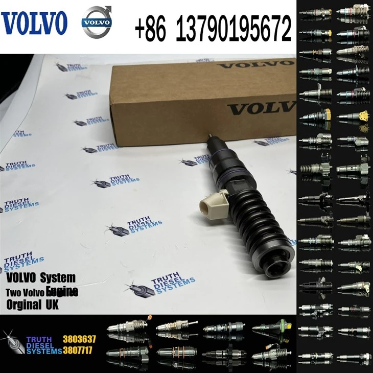 Injector 3829087 3803637 BEBE4C08001 Fuel Injector For D16 EC460B EC360B Volvo Injector Two Volvo Needles Original New Injector high quality