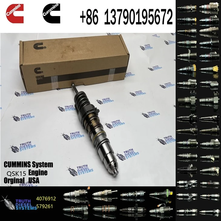 Injector 4076912 4076 912 Diesel Unit Injector HPI 4954434 4076965 For DC11 DC12 DT12 Engine Cummins Injector QSK15 Original New Injector