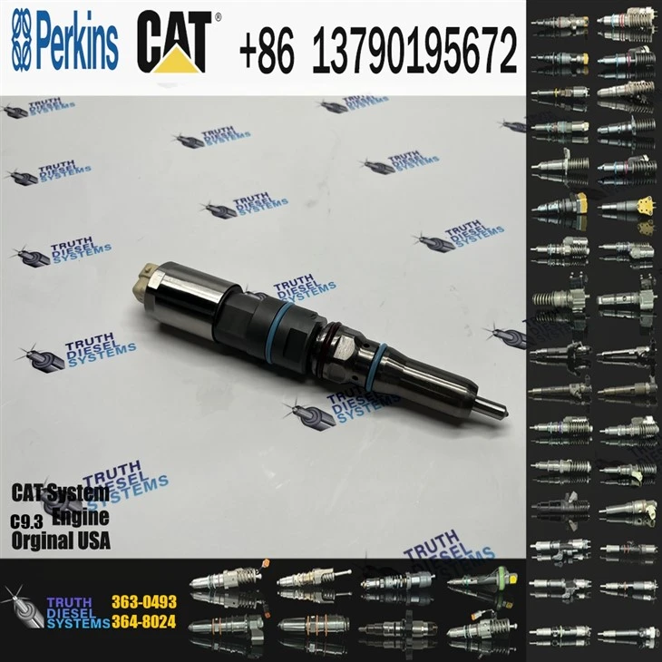 Injector 460-8213 456-3645 363-0493 367-4293 456-3588 456-3493 20R-1318 20R503 Excavator Parts Injector Caterpillar Injector C9.3 Original New Injector