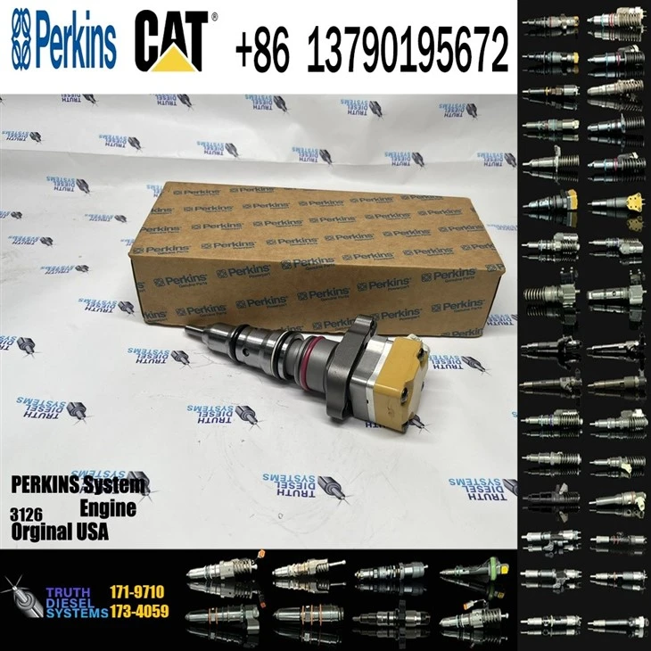 Perkins Injector 3126 222-5967 0R-9349 171-9710 169-7408 Common Rail Fuel Injector For Excavator 3126B Diesel Engine For Rail Injector Original New Injector best