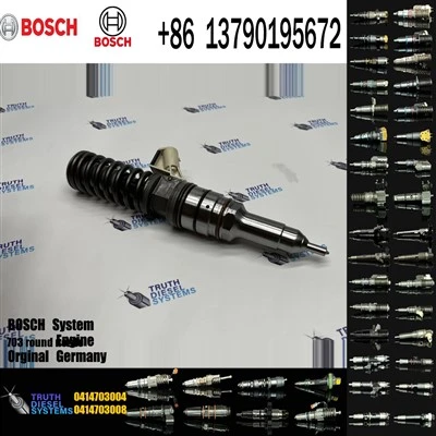 BOSCH Injector 703 Round Nozzle Common Rail Injector 0414703004 0414703008 For Diesel Engine Original New Injector