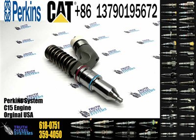 Caterpillar Injector C15 Common Rail Injector 30R-0004 618-0751 For C15 C27 C32 C27 Engine/Tractor D10N D10T D10T2 Loader 990H 990K 6-Month Original New Injector