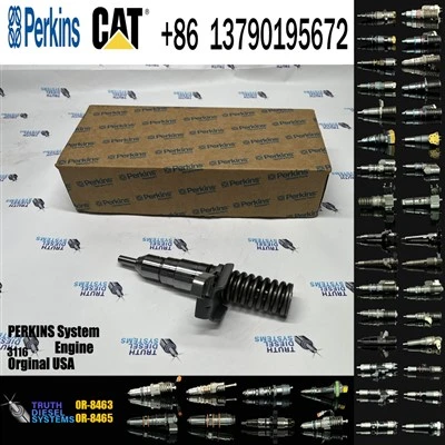 Perkins Injector 3116 High Quality New Fuel System Parts Diesel Fuel Injector 127-8230 0R-8463 1278230 0R8463 For Diesel Engine Original New Injector