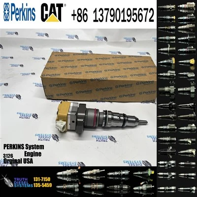 Perkins Injector 3126 Common Rail Fuel Injector 126-0499 116-7150 131-7150 155-1819 0R-8633 For Excavator 3126 Truck Parts Auto Parts Original New Injector