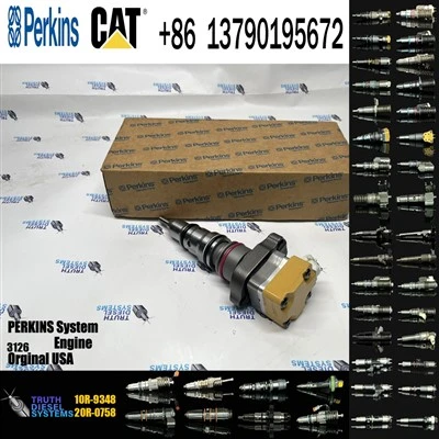 Perkins Injector 3126 Efficient Diesel Injector Spares OEM 178-6432 10R-9348 188-1320 10R-9237 222-5965 For Excavator High Power Fit Parts Original New Injector